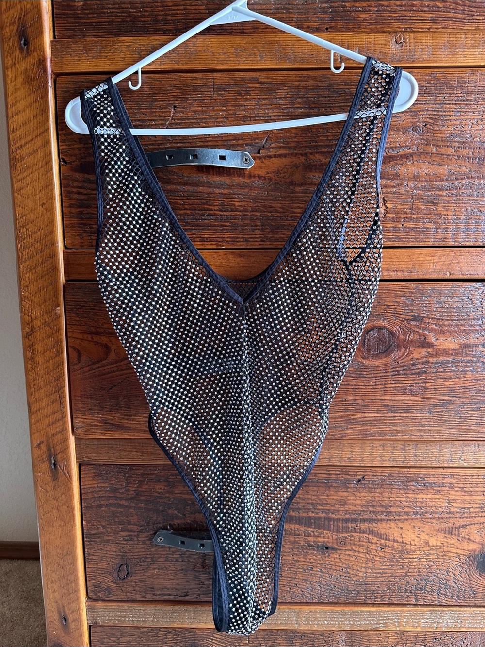 Roma Confidential rhinestone body suit